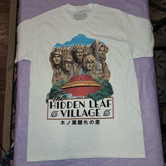 Naruto Shippuden The Hidden Leaf Village T-Shirt Size Medium - Picture 2 of 5